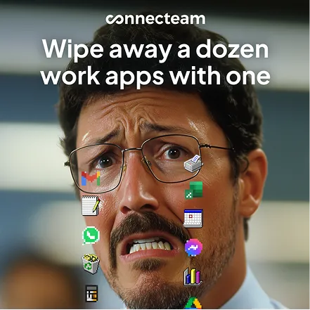 Ad by Noam Dor and Ayelet David from Connecteam