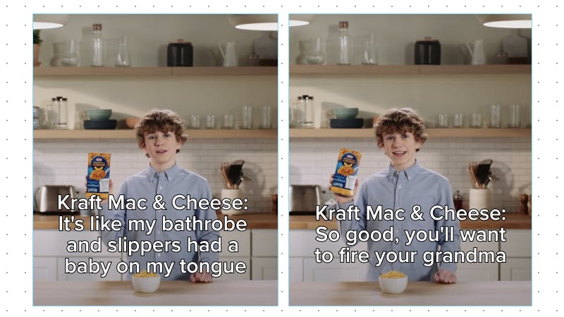 cringe ads, ryan reynolds, kraft mac n cheese ad