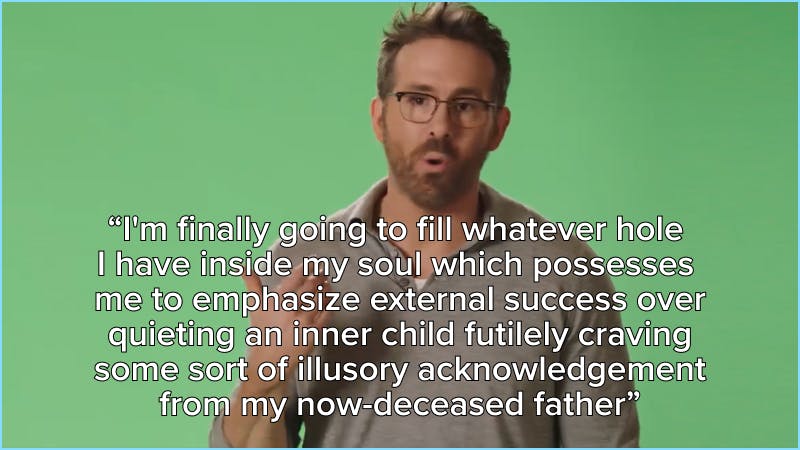 self-defeating ads, ryan reynolds mint mobile ad